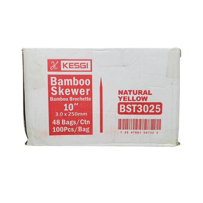 3mm X 10" -Bamboo Skewer  - BST3025